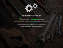 Tablet Screenshot of paintballcentrum.se